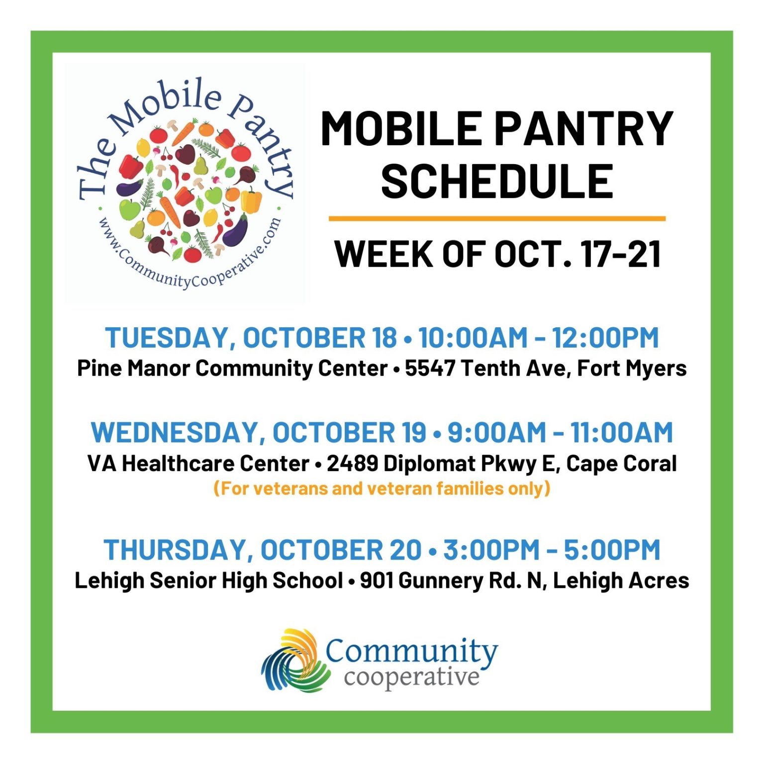 Mobile Food Pantries Community Cooperative communitycooperative