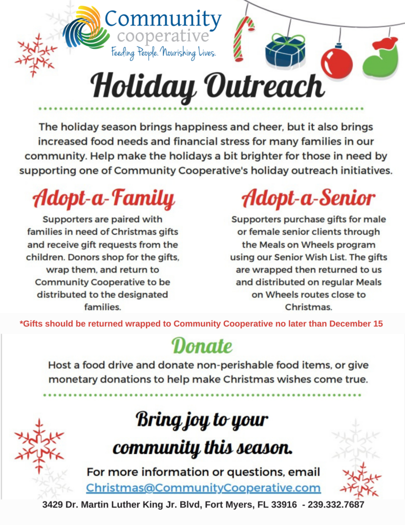 Community Cooperative launches heartwarming Holiday Outreach ...